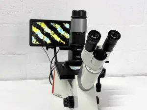 Leica DMi1 + MC120HD Camera Omkeer Microscoop