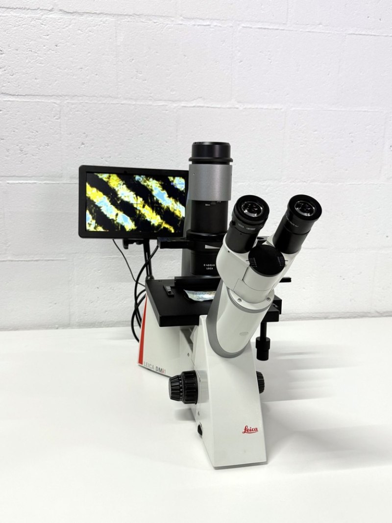 Leica DMi1 + MC120HD Camera Omkeer Microscoop