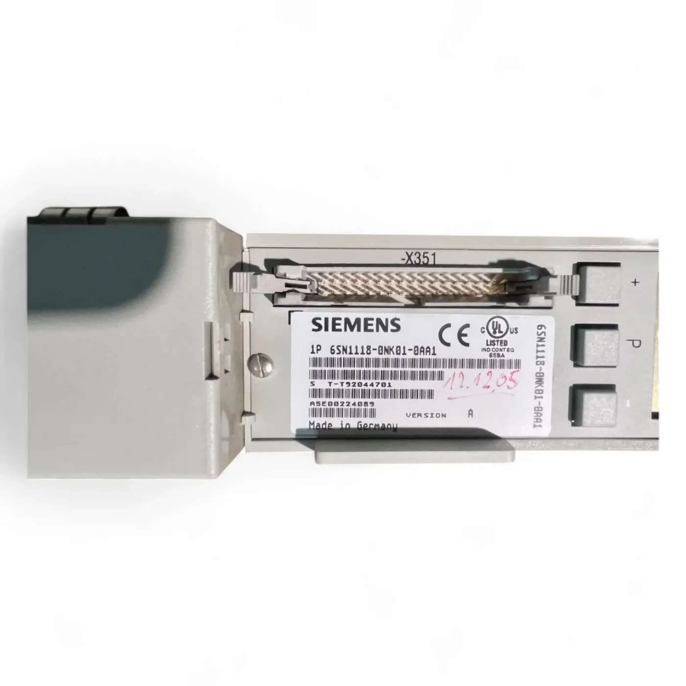 Siemens SIMODRIVE LT-Modul INT. 2×8 A Art.-Nr. 6SN1123-1AB00-0HA1 geeignet für IMA Maschinen - 3