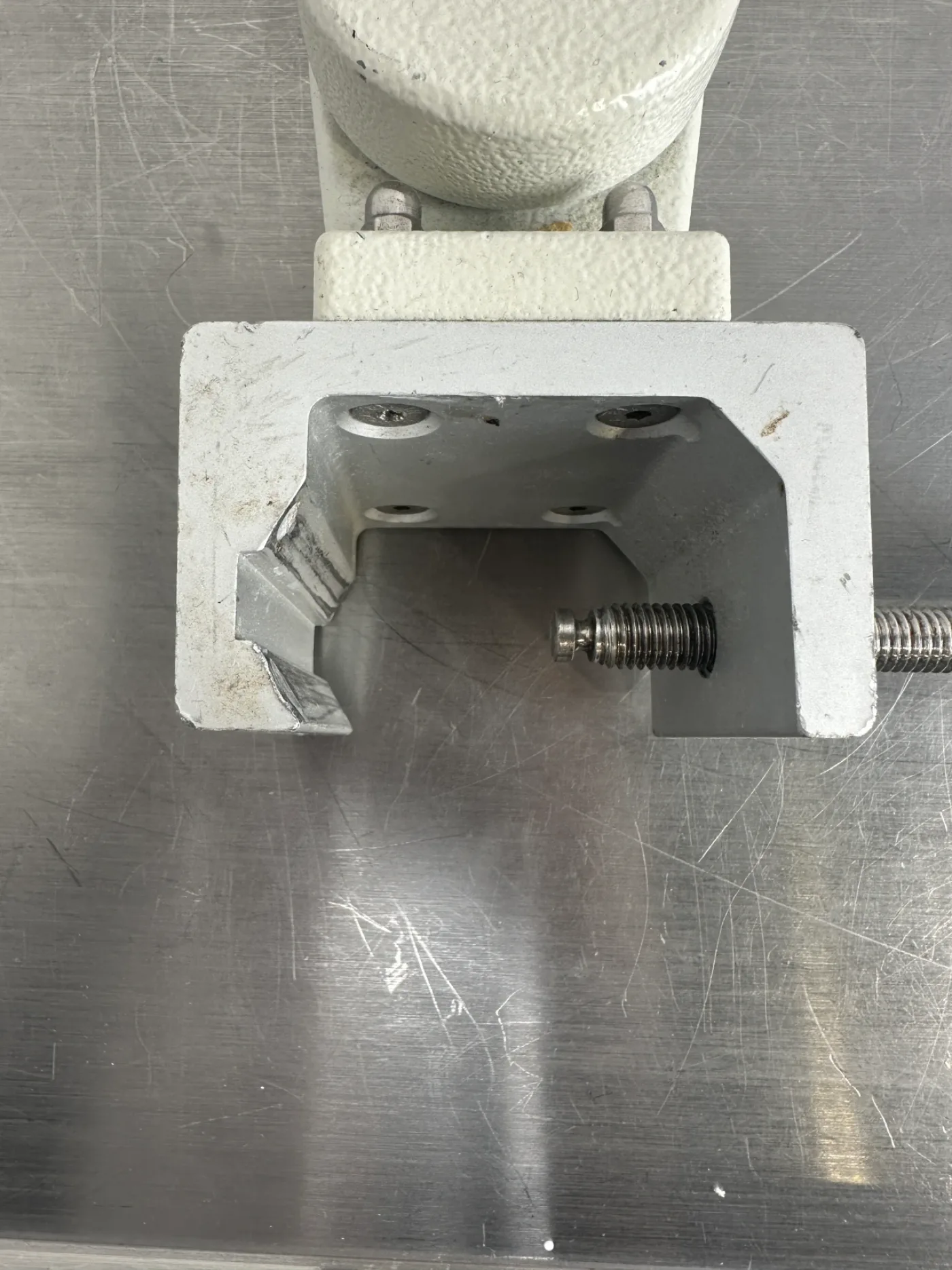 Medizinischer Monitor-Tragarm / Schwenkarm mit Normschienenklemme & Geräteaufnahme Dräger – 225 mm - 4