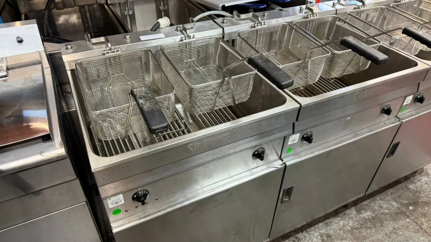 Valentine's Fryer EVO-600 - Single Tank 3 phase fast fryer ( fish n chips ) - islandcatering - 5