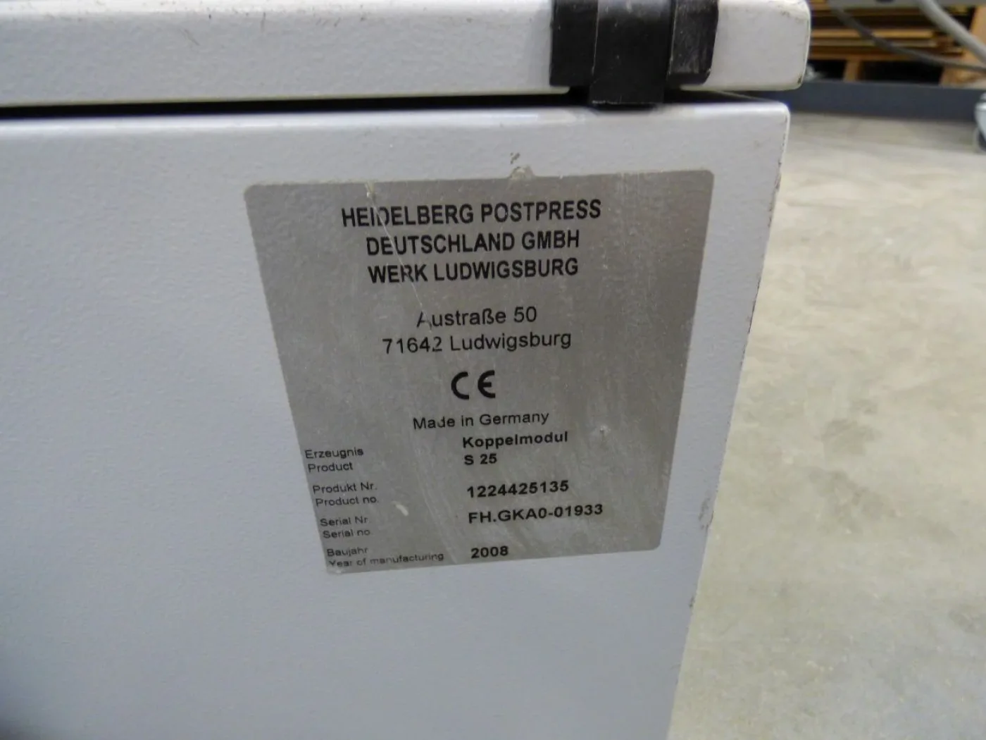 Heidelberg S25 connection box - 7