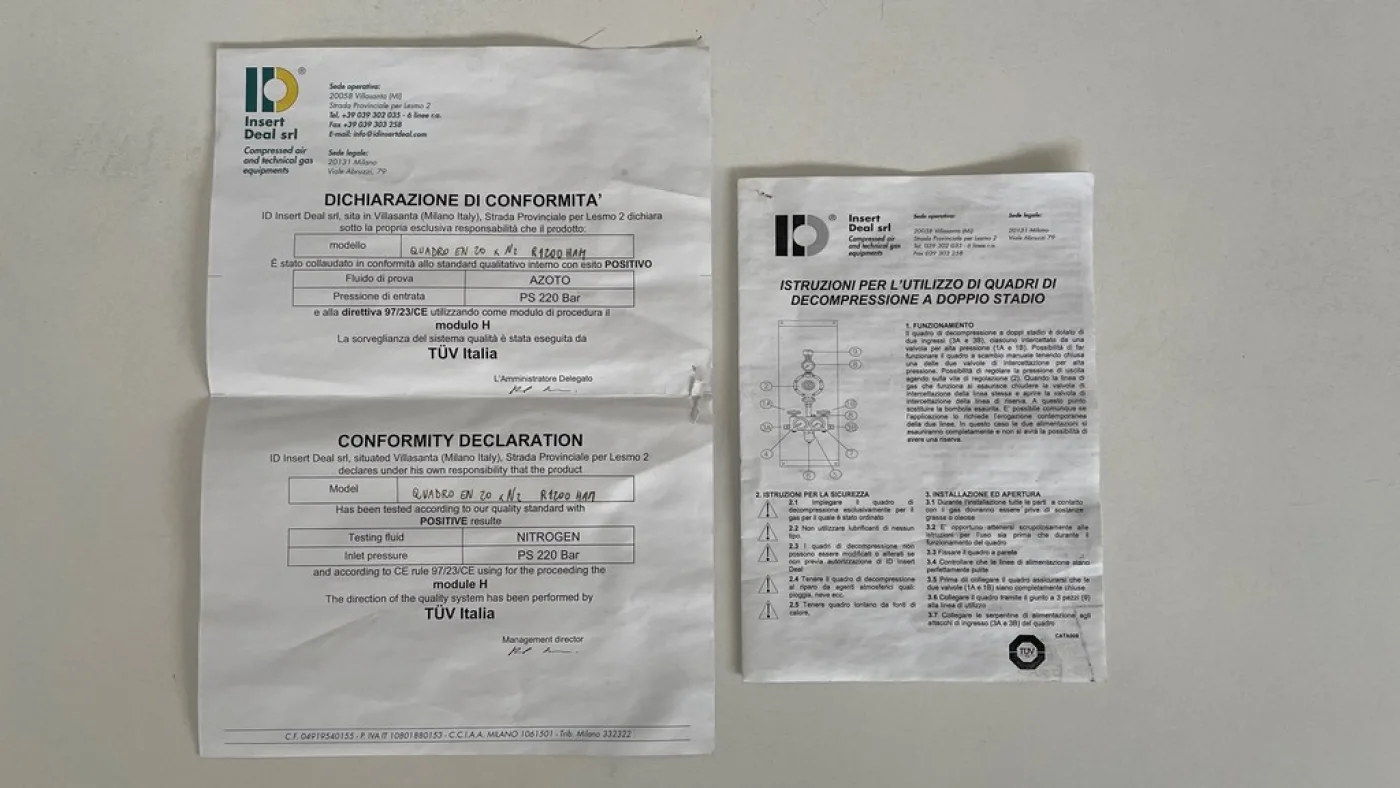 DOUBLE STAGE NITROGEN DISTRIBUTION AND DECOMPRESSION UNIT, SECOND-HAND EQUIPMENT - 5