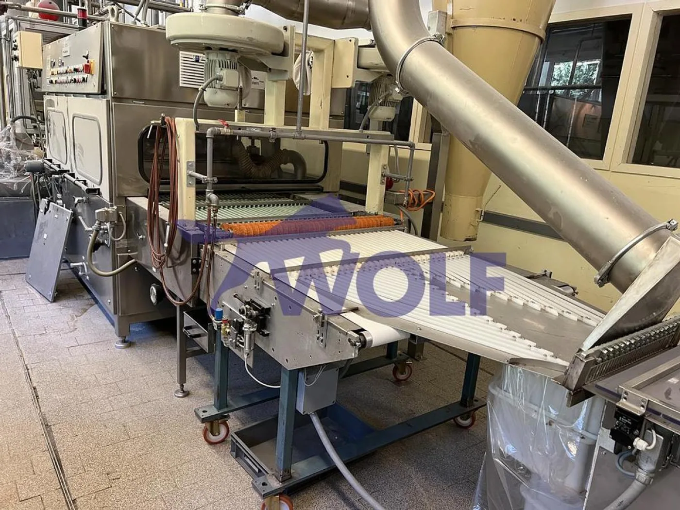 Überziehmaschine BEPEX HUTT - Type ÜZM-2000 mit ca. 1.050 mm Arbeitsbreite. - 2