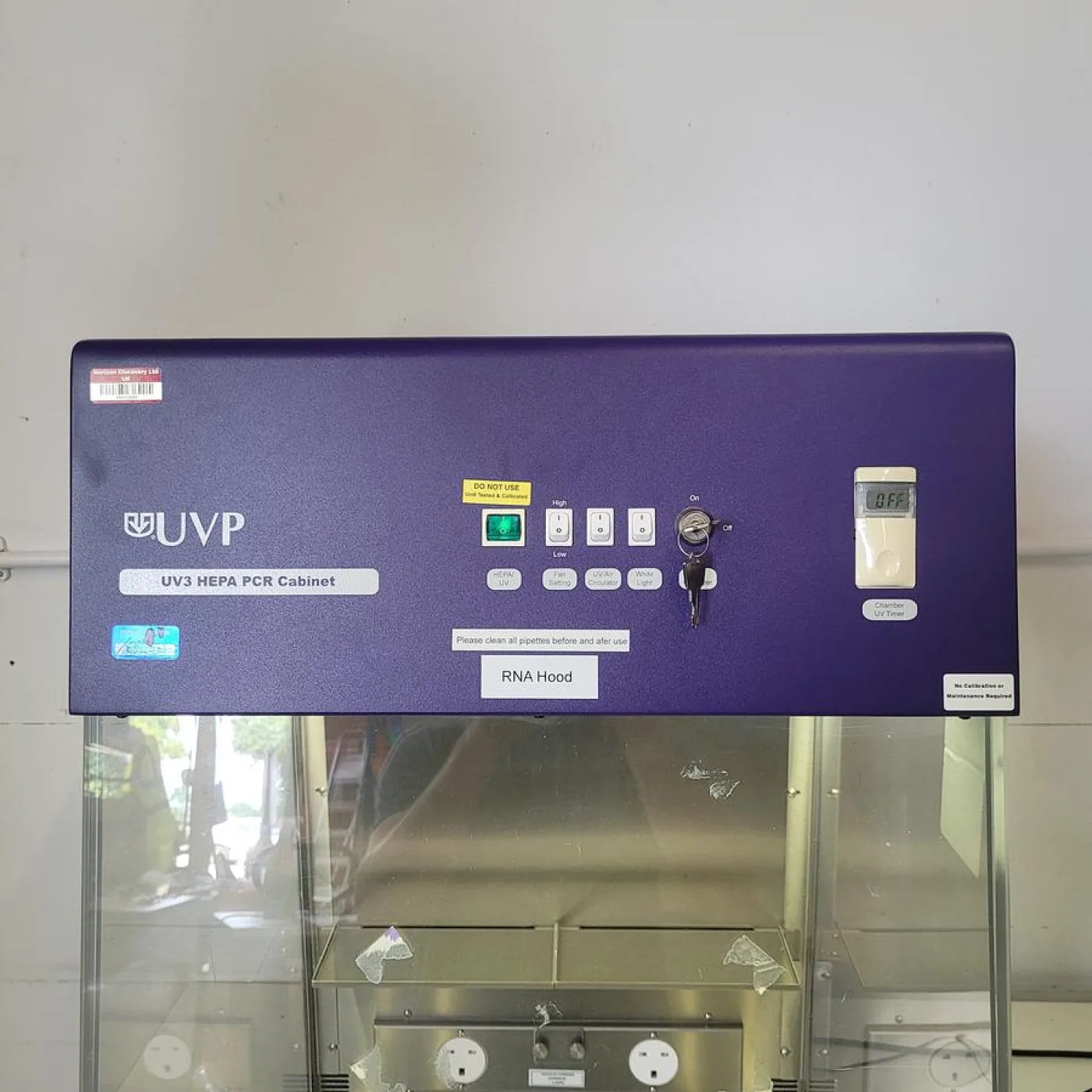 UVP UV3 Hepa PCR Cabinet PCR Workstation - 3