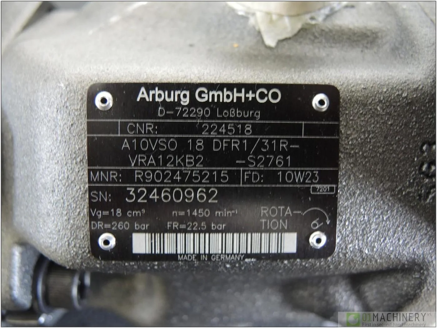 2010 ARBURG R902475215 AI2984 - 2