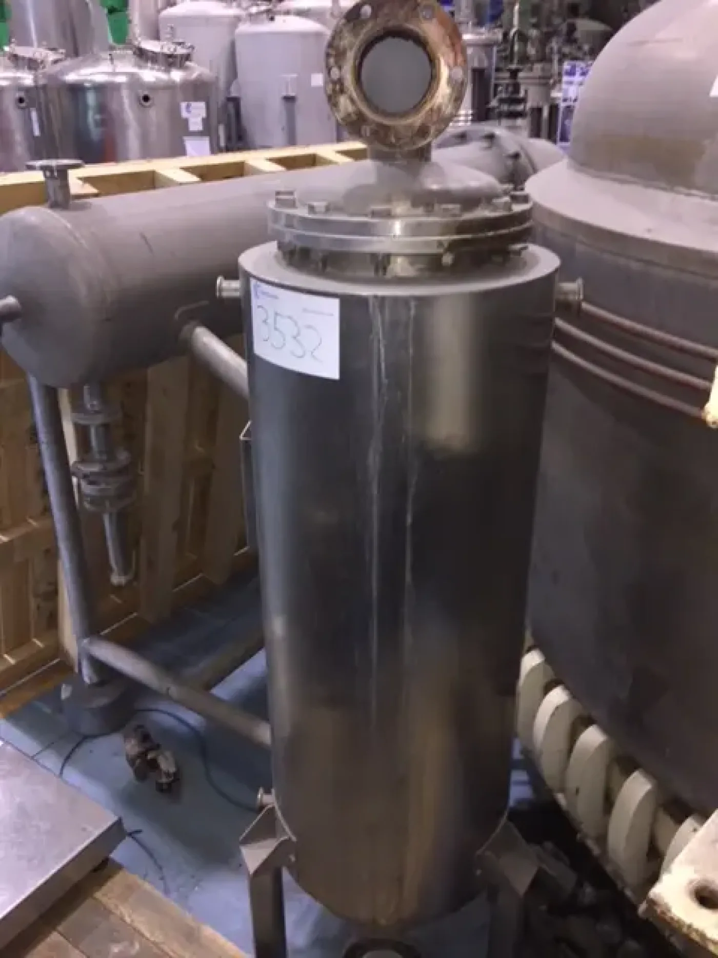 USED TELSTAR GVP 250 STAINLESS STEEL EXCHANGER 2.4 m2 - 5