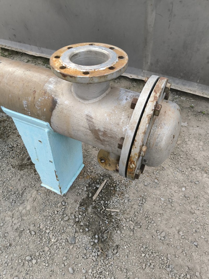 TUBULAR HEAT EXCHANGER STAINLESS STEEL 2.2 M2 AGUILAR Y SALAS