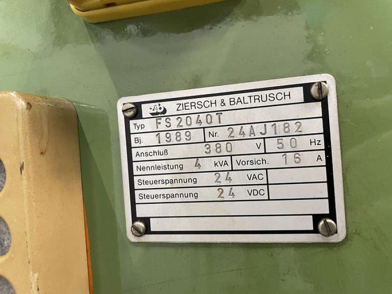 1989 Ziersch & Baltrusch FS 2040T