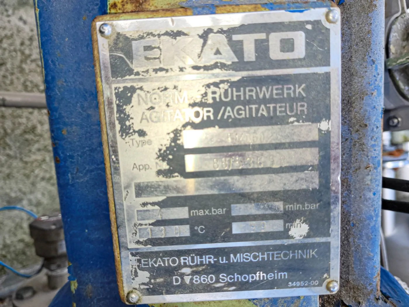 Stork Velsen 800 Ltr - Stainless Steel Reactor - 6