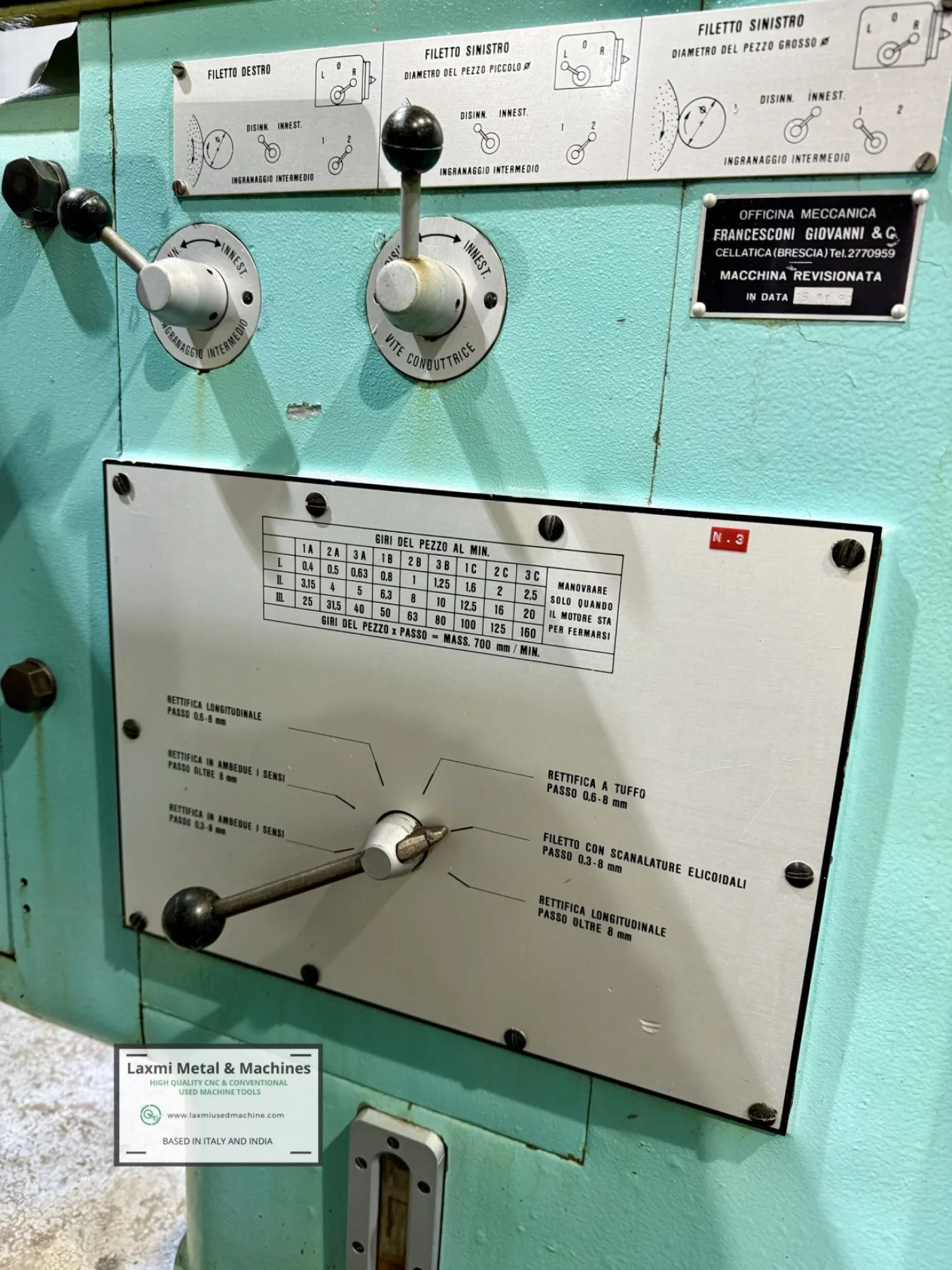 THREAD GRINDER, REISHAUER - US (blue) - Laxmi Metal & Machines, Rohtak - 5