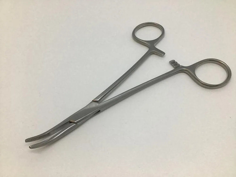 Cairns Forcep Curved 140mm
