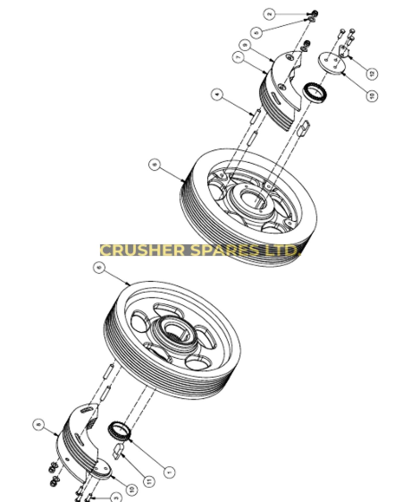J12080000 | Schwungrad | Aktualisiert / neues Design | Sandvik® QJ341 | - 2
