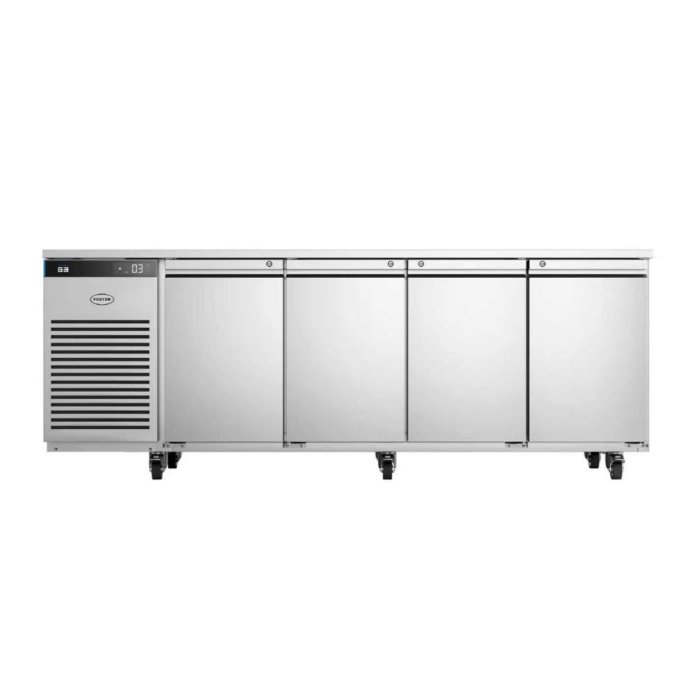 Foster EcoPro G3 4 Door 585Ltr Counter Fridge EP1/4H-12/257 - islandcatering - 2