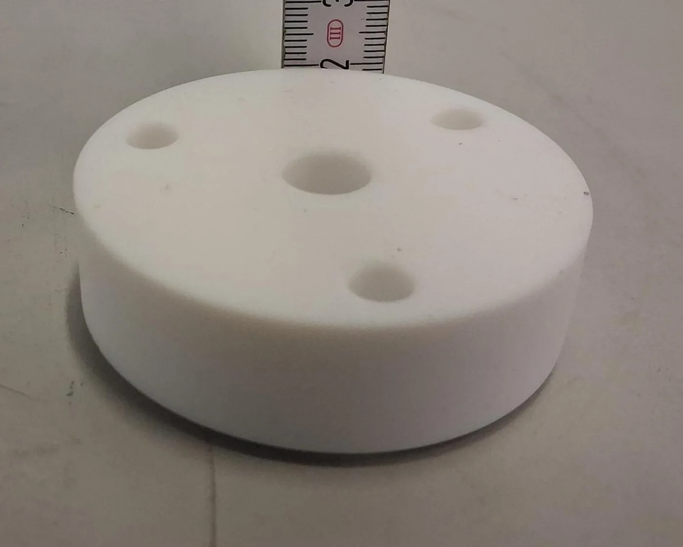 Normag Anschluss- bzw. Adapterplatte aus PTFE - 3