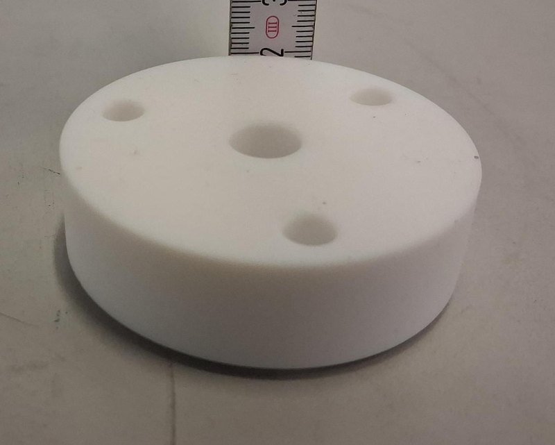 Normag Anschluss- bzw. Adapterplatte aus PTFE