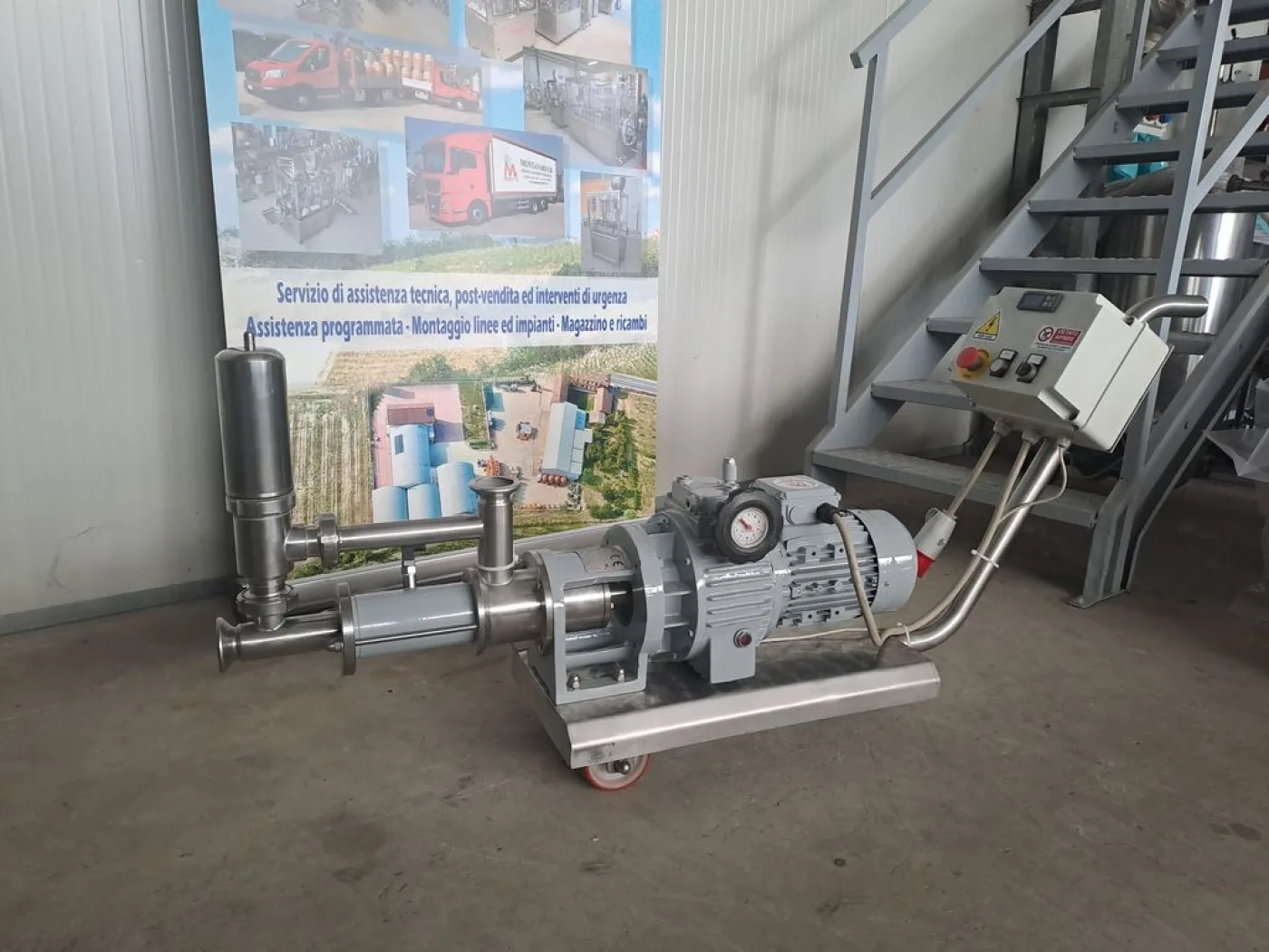 MONO PUMP CMO BRAND MODEL MN30 WITH MECHANICAL MOTOVARIATOR, SECOND-HAND MACHINE - 6