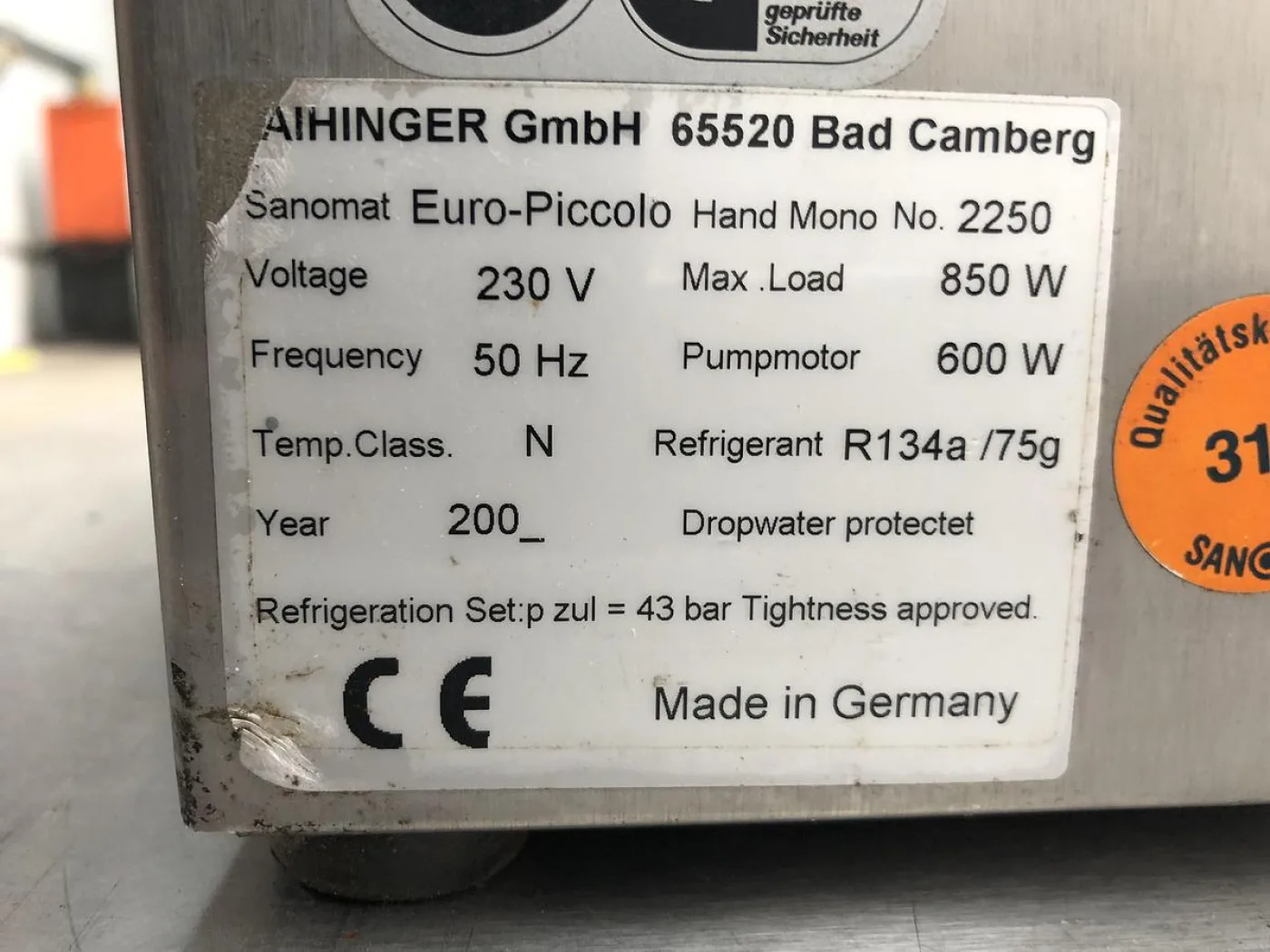 Vaihinger Sanomat Euro Picalo Cream Machine - 4