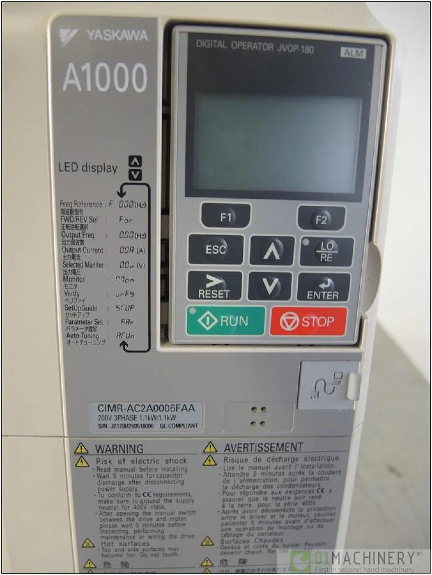 2006 YASKAWA CIMR-AC2A0006FAA AI1544 - 6