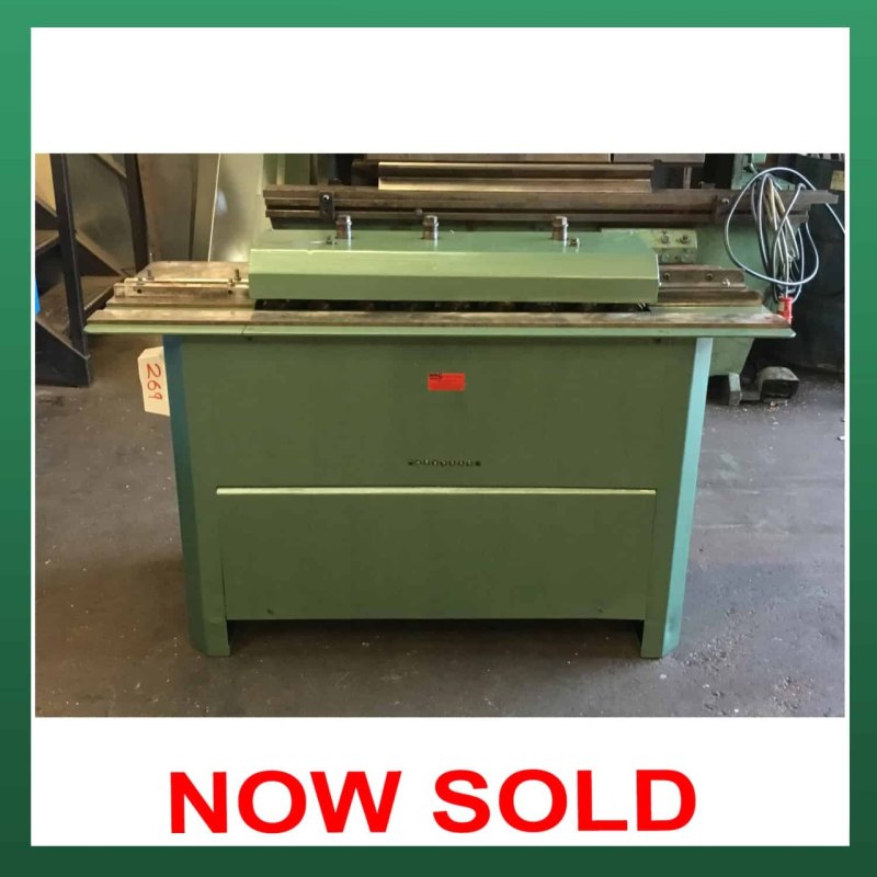OLIVER/BULLDOG 20swg Button Punch Snap Lock Rollformer - WNS - W. Neal Services Ltd