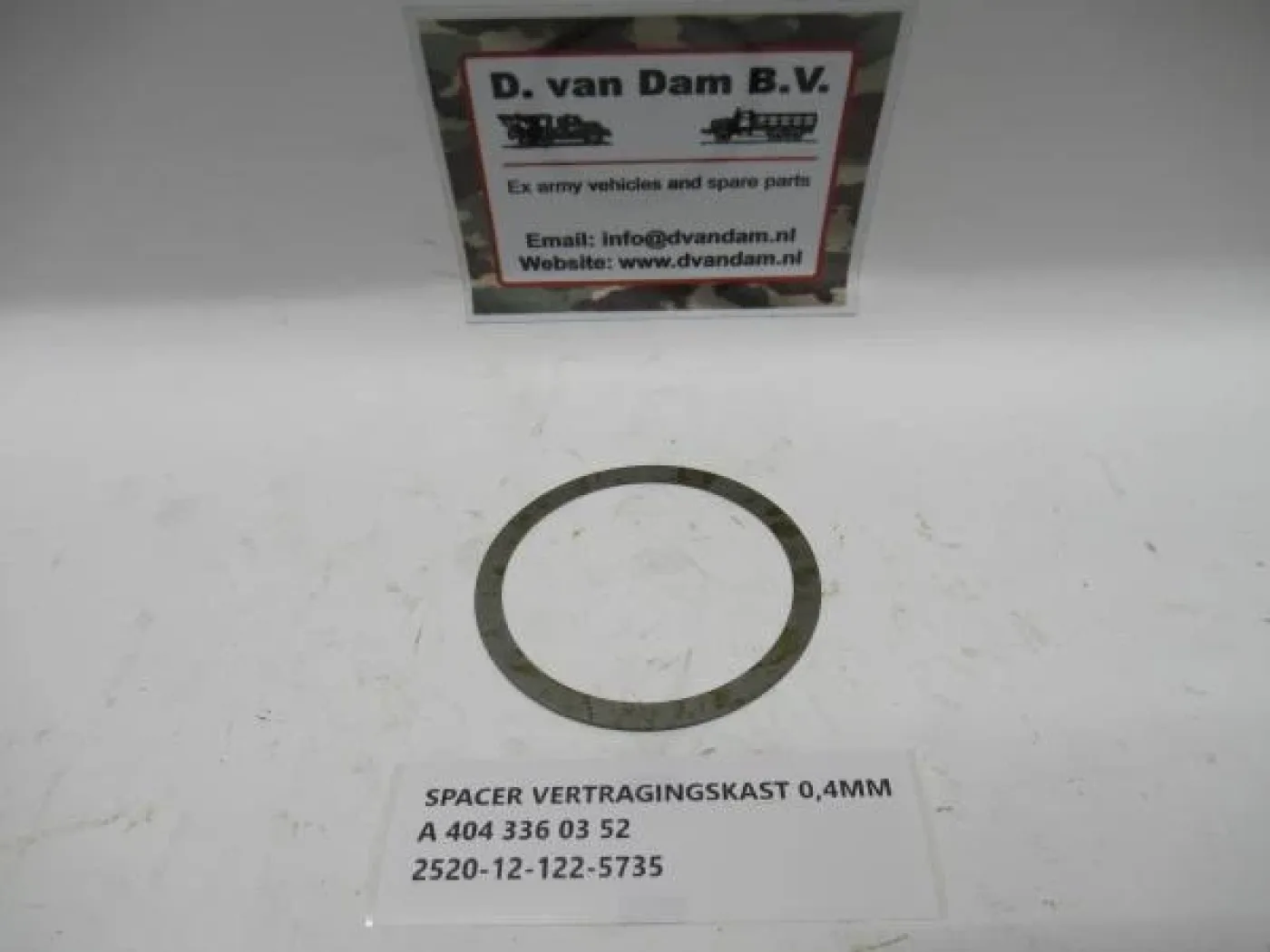 Spacer vertragingskast 0,4MM - 1