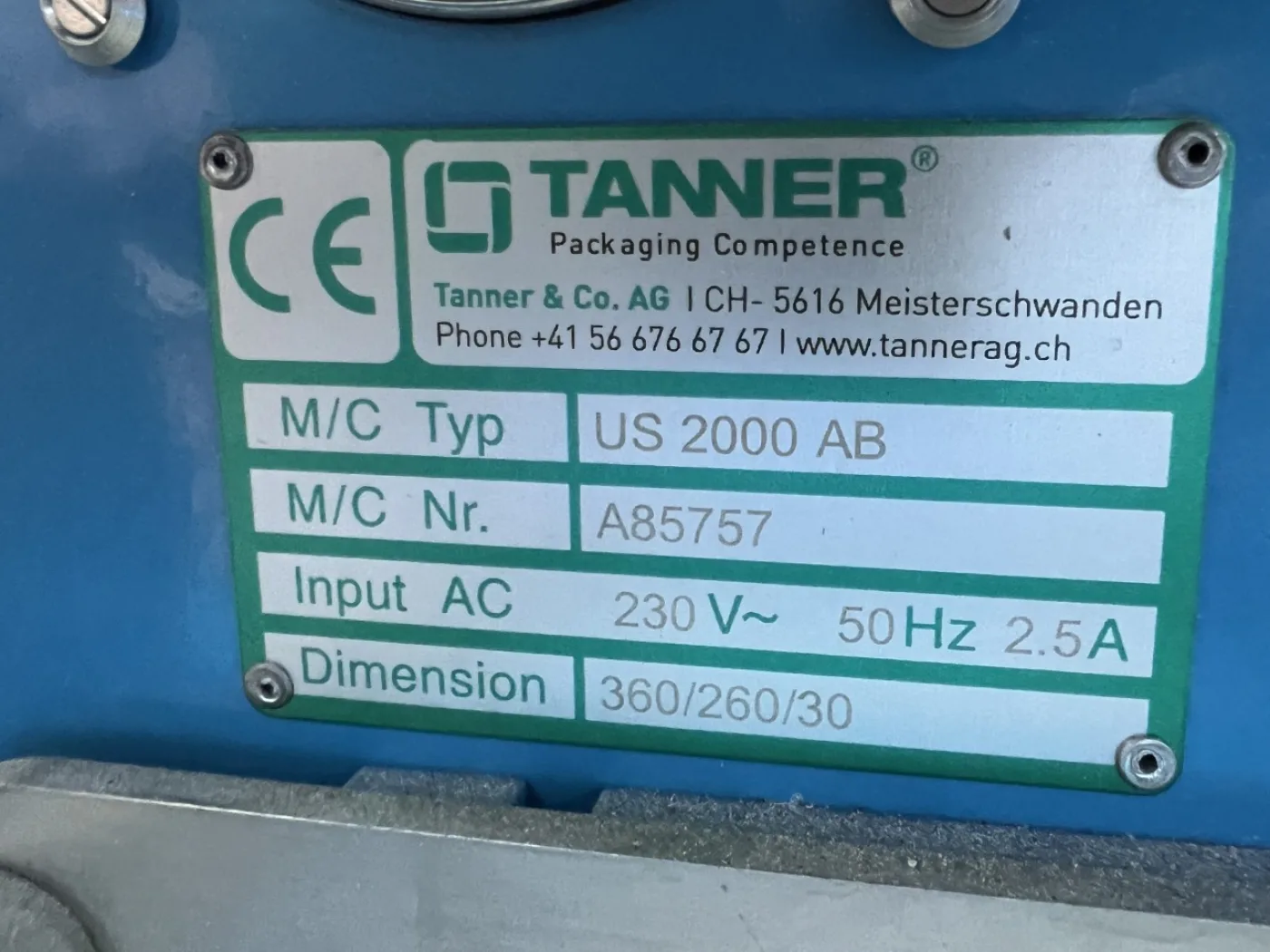 Banderoleuse TANNER US 2000 AB - 6