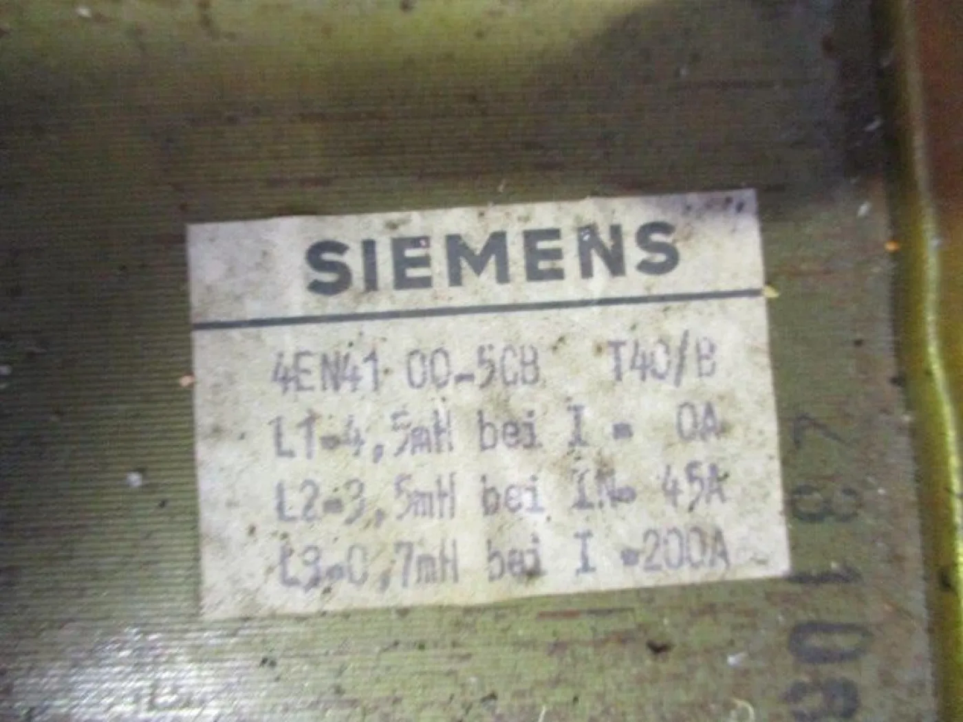 4EN41 00-5CB T40/B SIEMENS unbekannt - 3