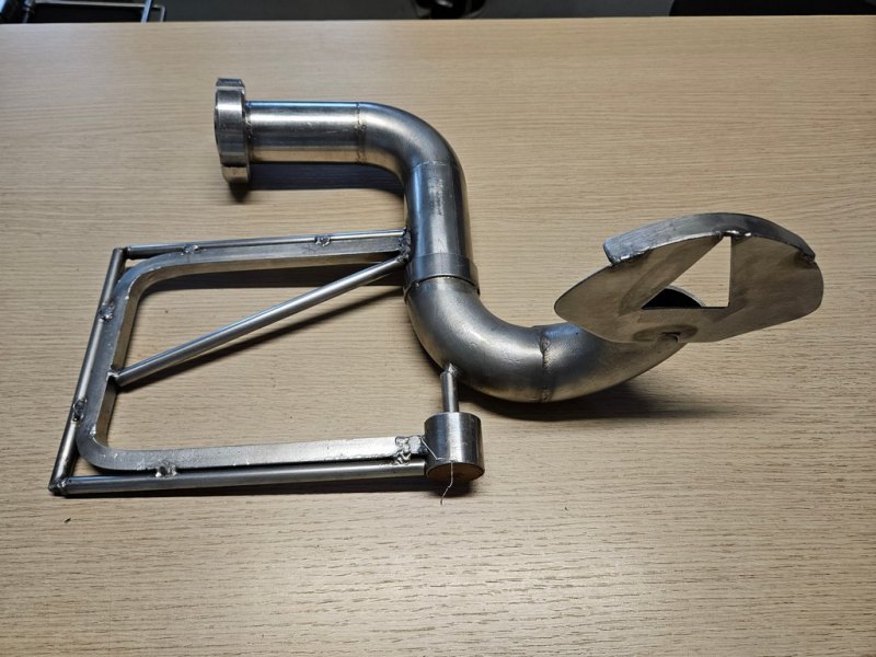 REVOLVING-ROTATING SPRAYER MADE IN STAINLESS STEEL, DN 40 FITTING, NEW EQUIPMENT