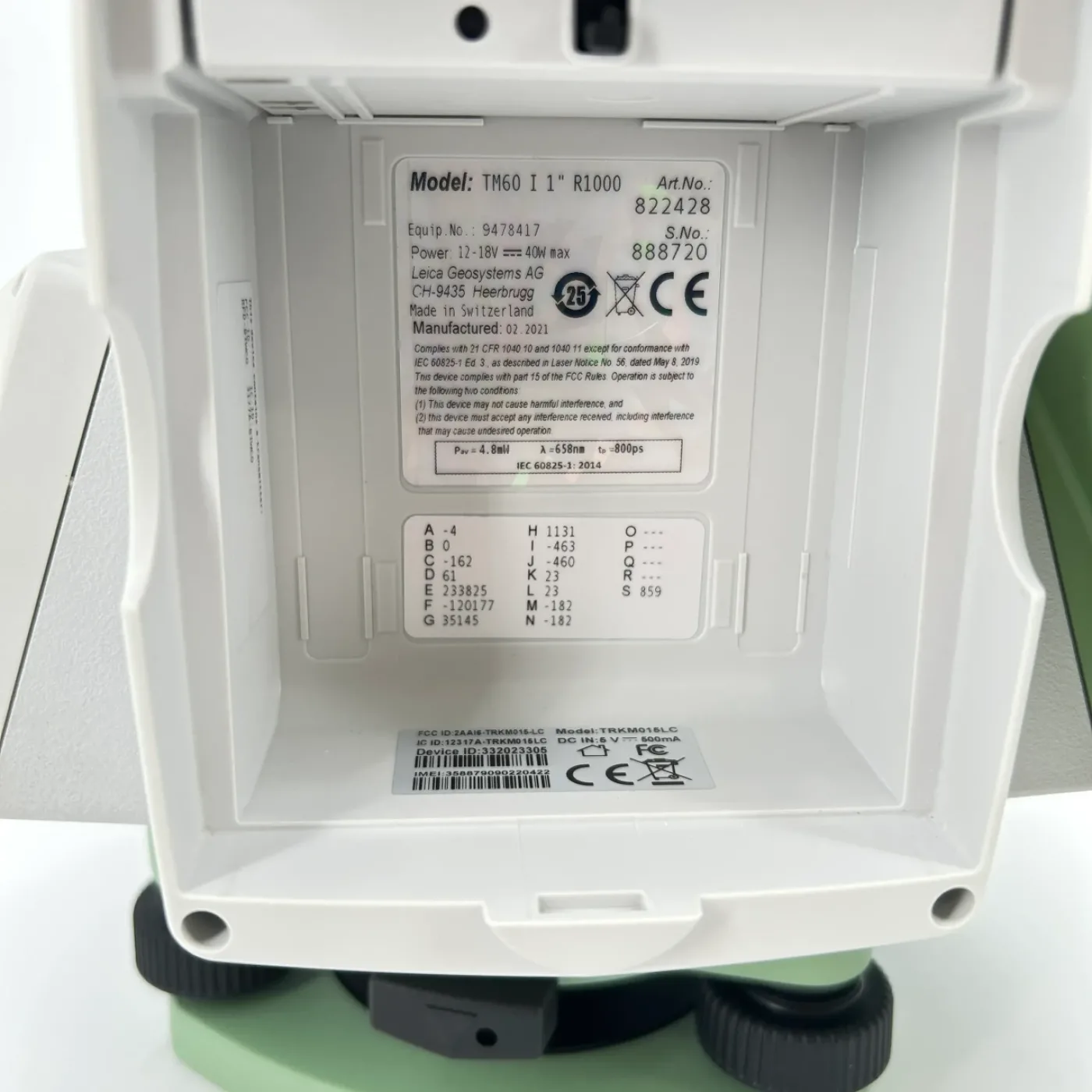 Leica TM60 I 1″ R1000 - 5