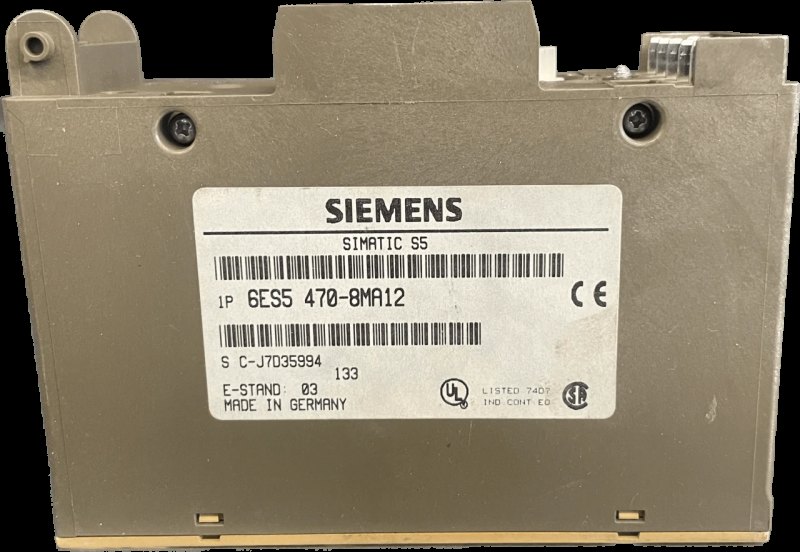 Siemens SIMATIC S5 6ES5470-8MA12