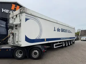 Knapen Remorques K200 90m3 4AS Lift Axle 2x Steering Axle Alcoa 10MM Cargo Floor