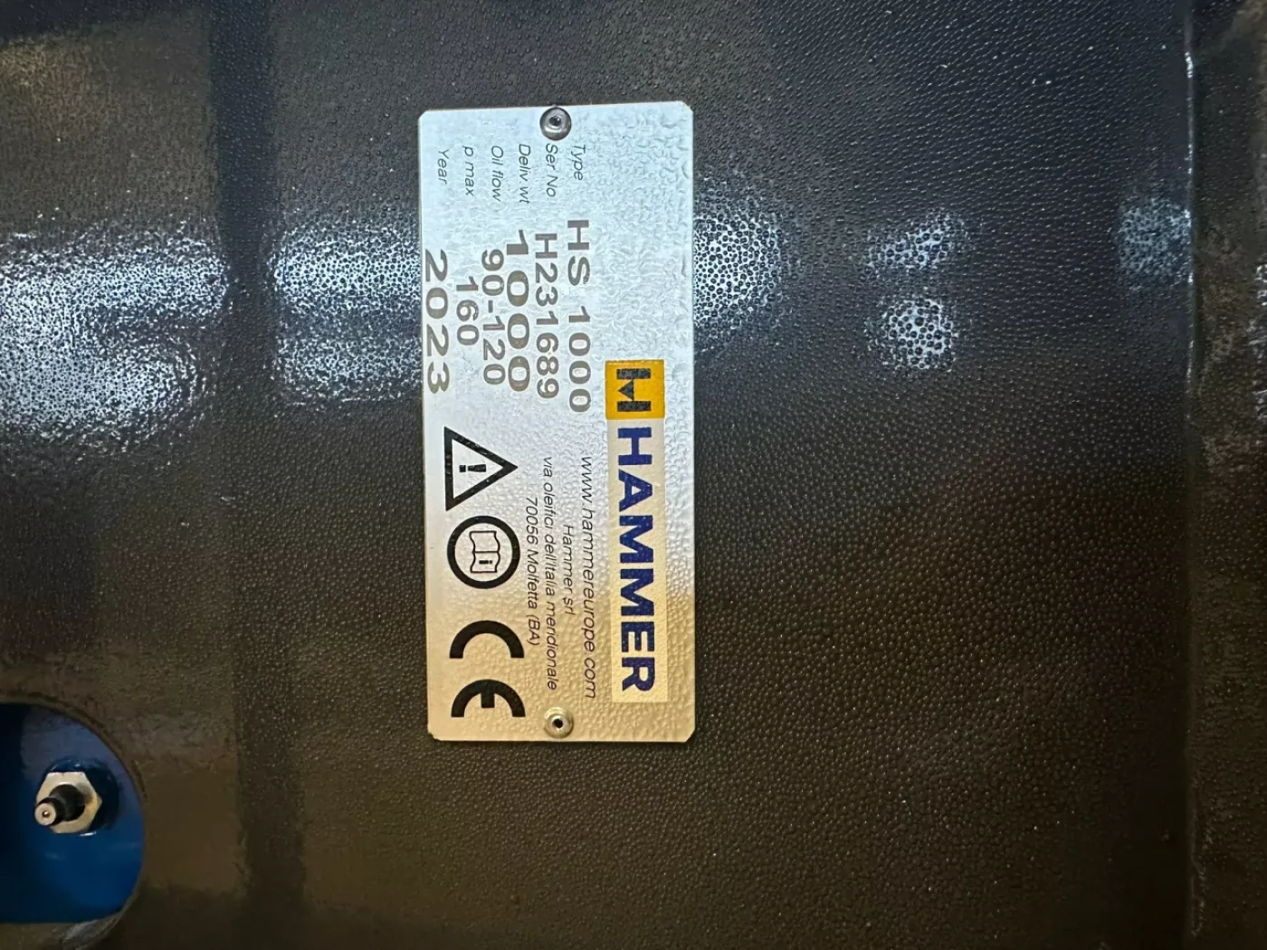 Hammer HS1000 fits 8-16 Ton excavator - 6