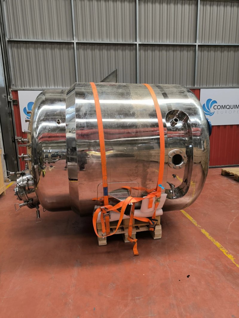REACTOR INSTALACIONES INDUSTRIALES GRAU HASTELLOY 3400 LITRES WITH JACKET