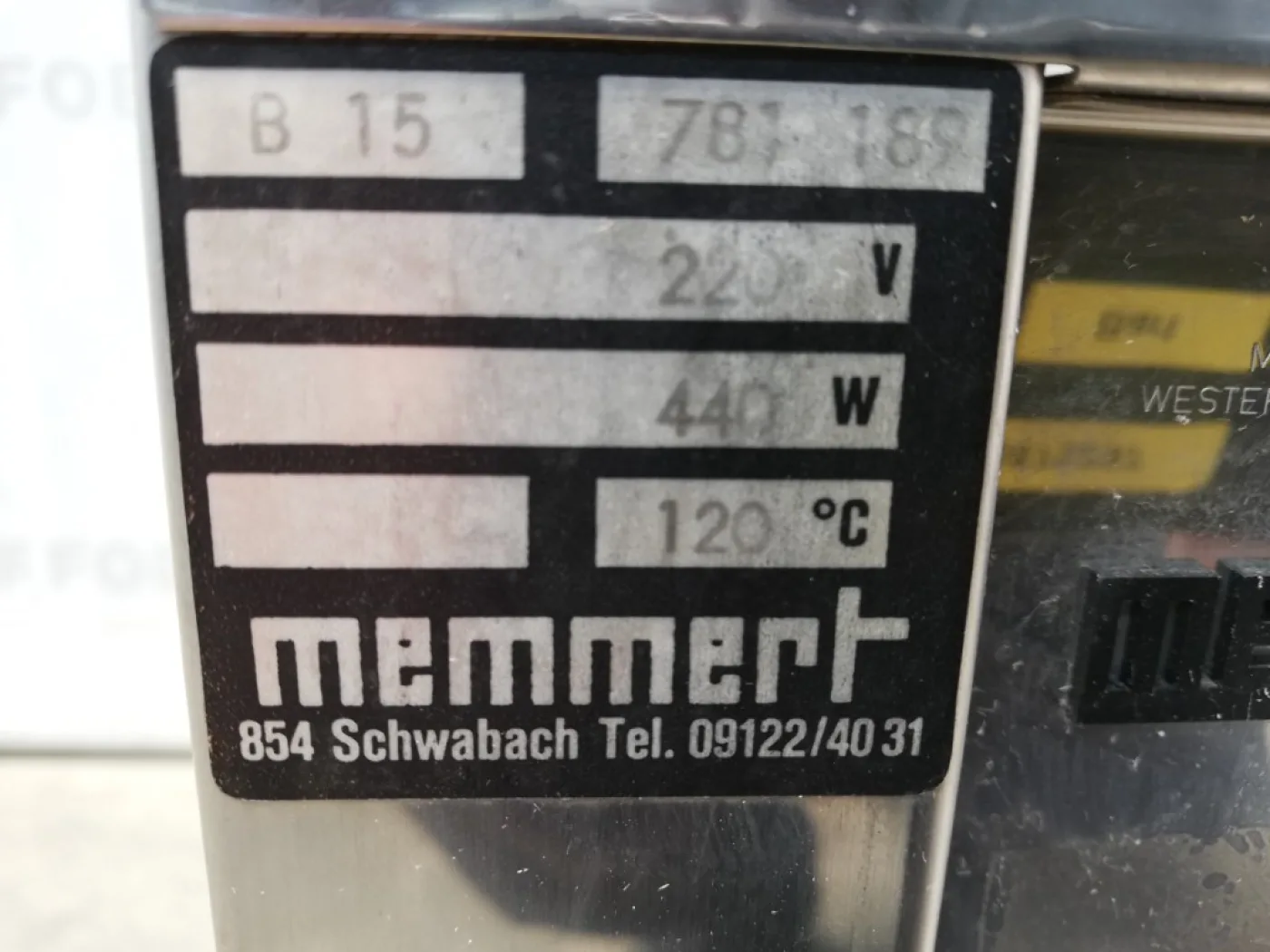 Memmert B-15 - Drying oven - 6