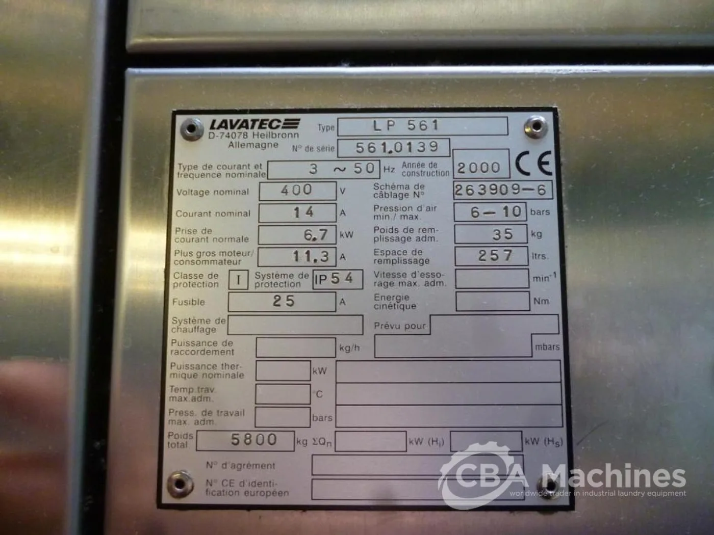 2000 CBW Tunnel Lavatec 12x35 Center Transfer ( 443 ) - 8