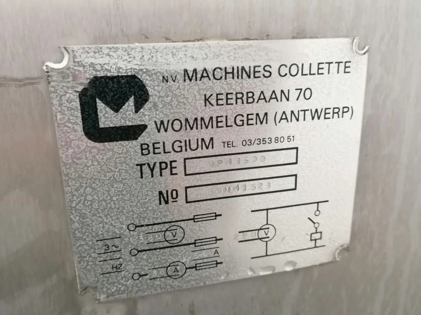 Collette MPH-1500 - Planetary mixer - 8