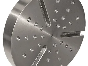 PLATEAU "SCHAUBLIN" Ø200 mm à 3 rainures T radiales de 11 mm