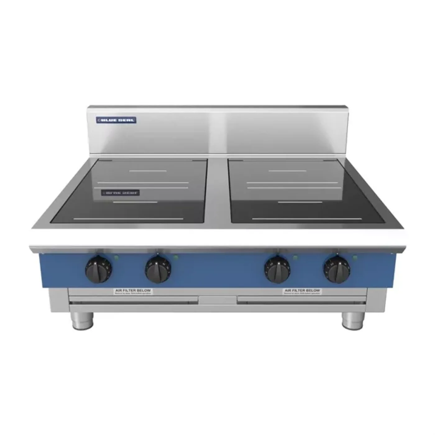 Blue Seal 4 Zone Countertop Induction Hob 20kW IN514R5-B - islandcatering - 5