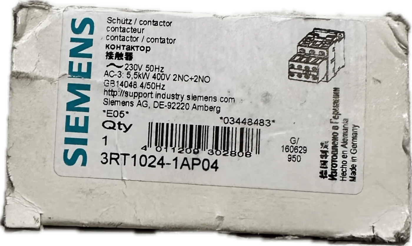 Siemens Leistungsschütz 3RT1024-1AP04 - 1