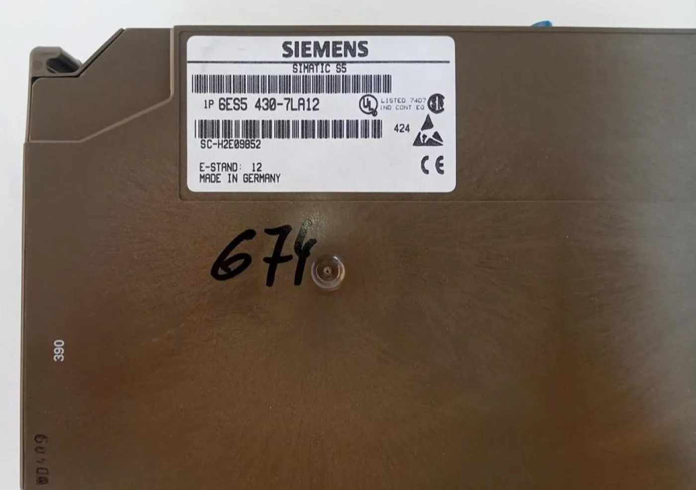Siemens SIMATIC S5 6ES5 430-7LA12 Digital Input Module - 3