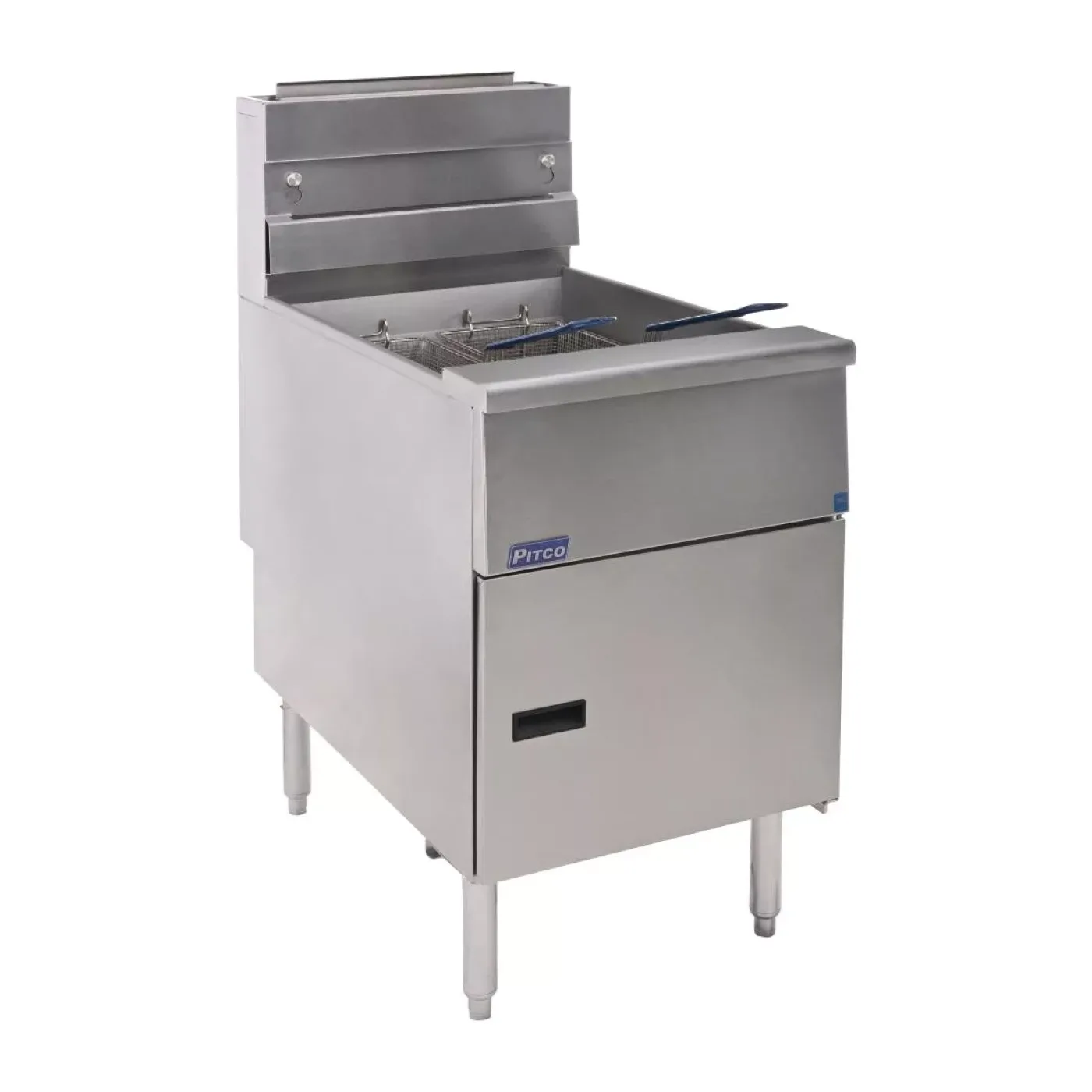 Pitco Twin Basket Single Tank Solstice LPG Fryer SG18S - islandcatering - 3