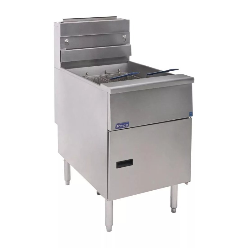 Pitco Twin Basket Single Tank Solstice LPG Fryer SG18S - islandcatering