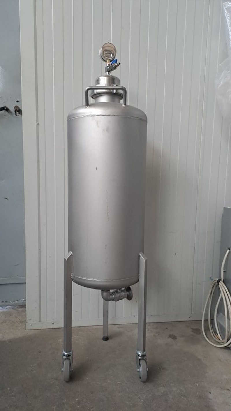 STAINLESS STEEL PRESSURE TANK / CYLINDER / NOURISHER, SECOND-HAND EQUIPMENT