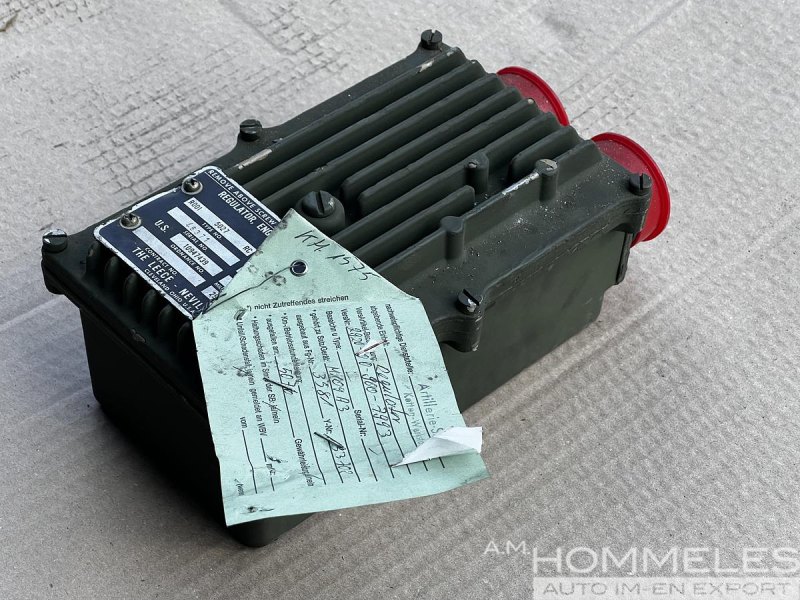 REGULATOR, ENGINE GENERATOR M109A3
