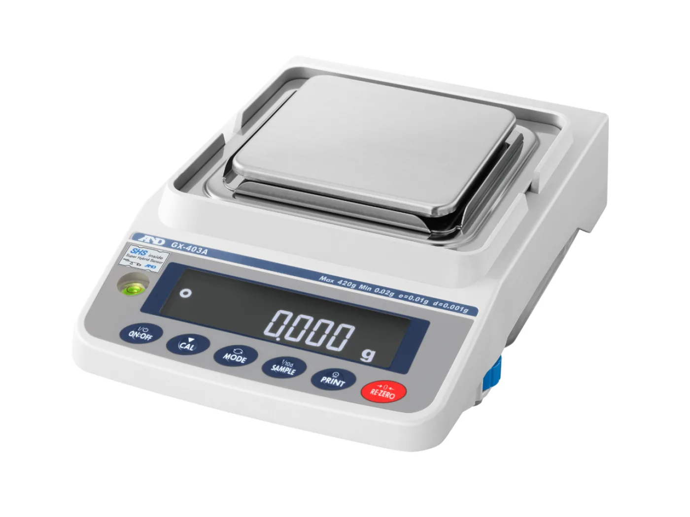 A&D GX&GF-403A Series Precision 3-Place Balance - 3