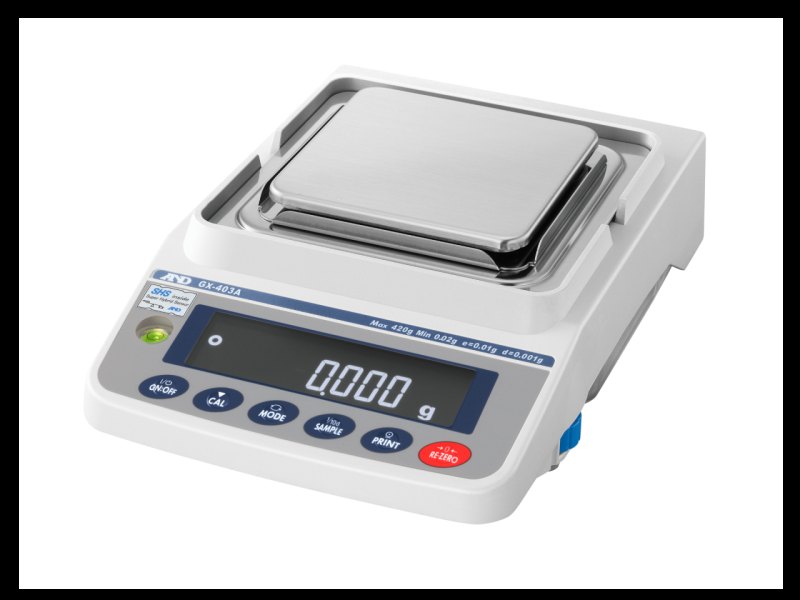 A&D GX&GF-403A Series Precision 3-Place Balance