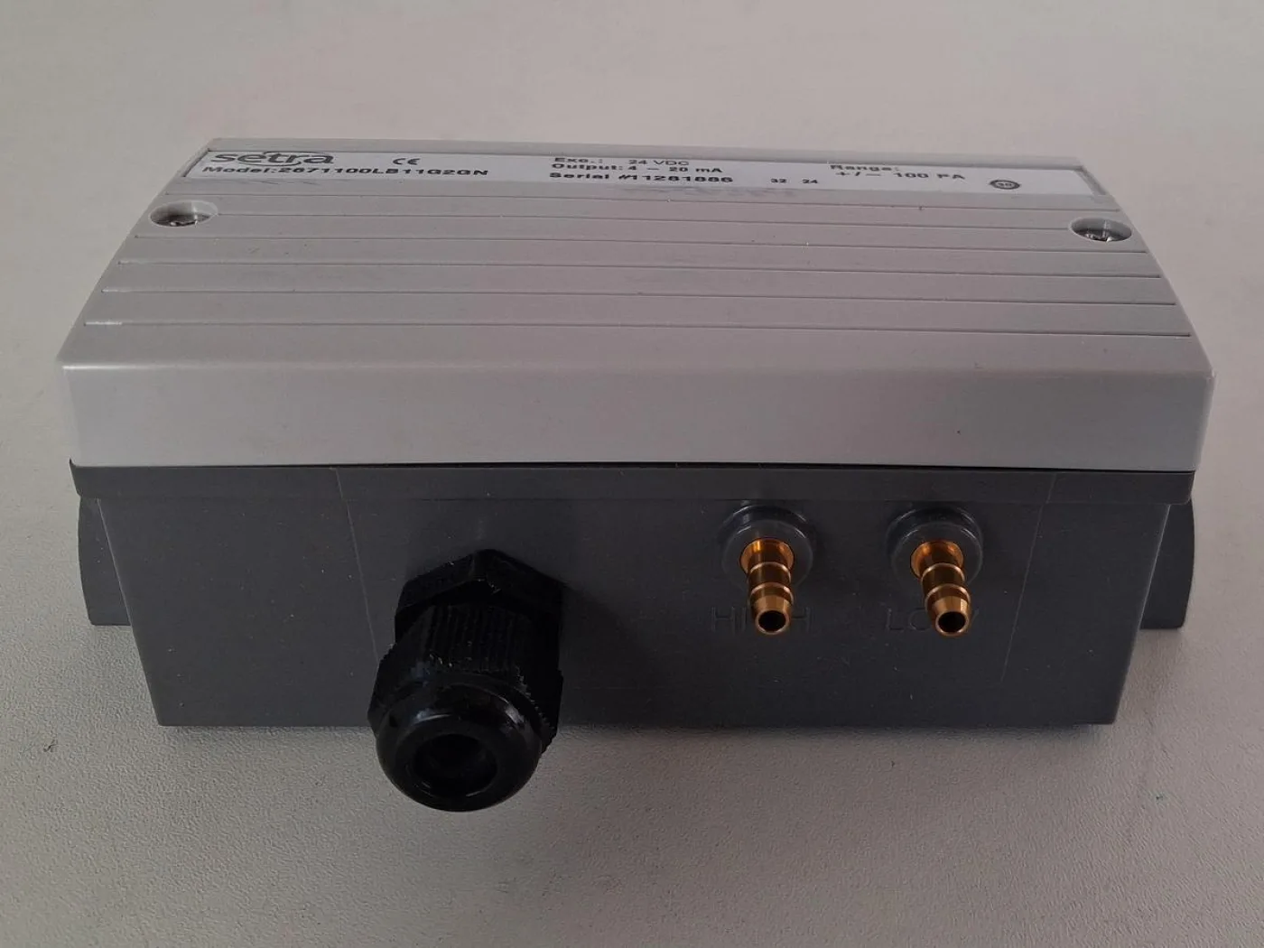 Setra Model 267 Differential Pressure Transmitter - 1