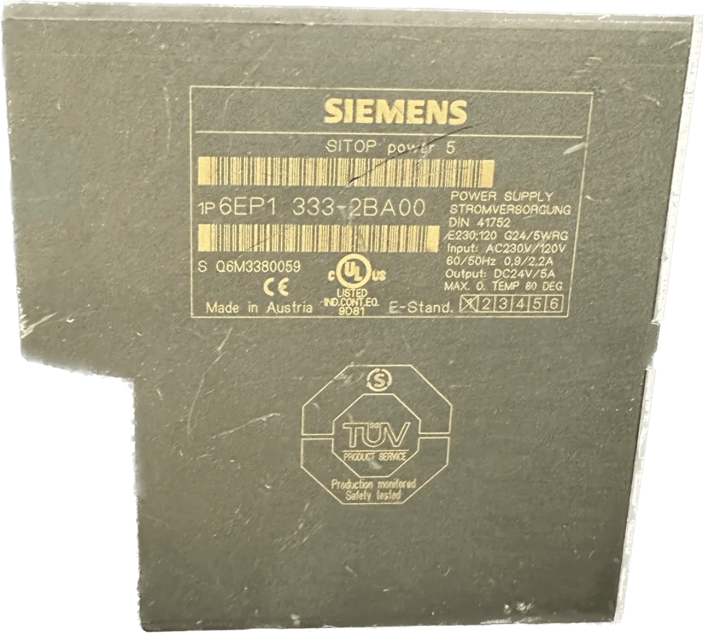 Siemens SITOP power 5 A 6EP1333-2BA00 - 2